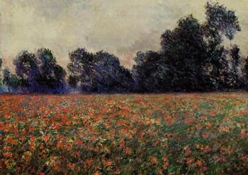 Claude Oscar Monet : Poppies at Giverny